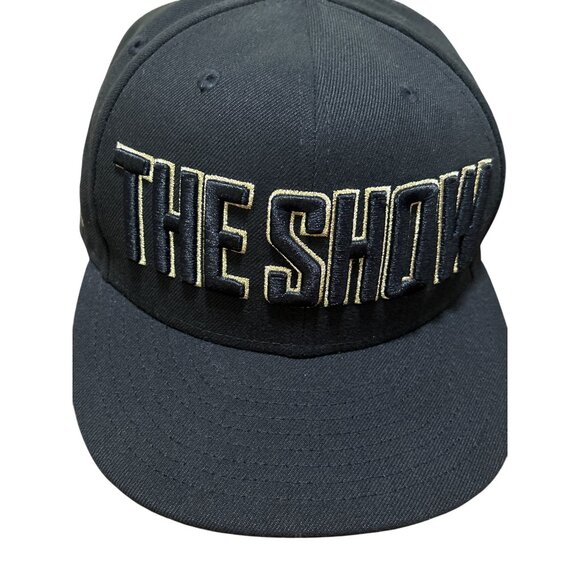 New Era MLB The Show 99 Baseball Cap Snapback Black & Gold - Picture 2 of 10